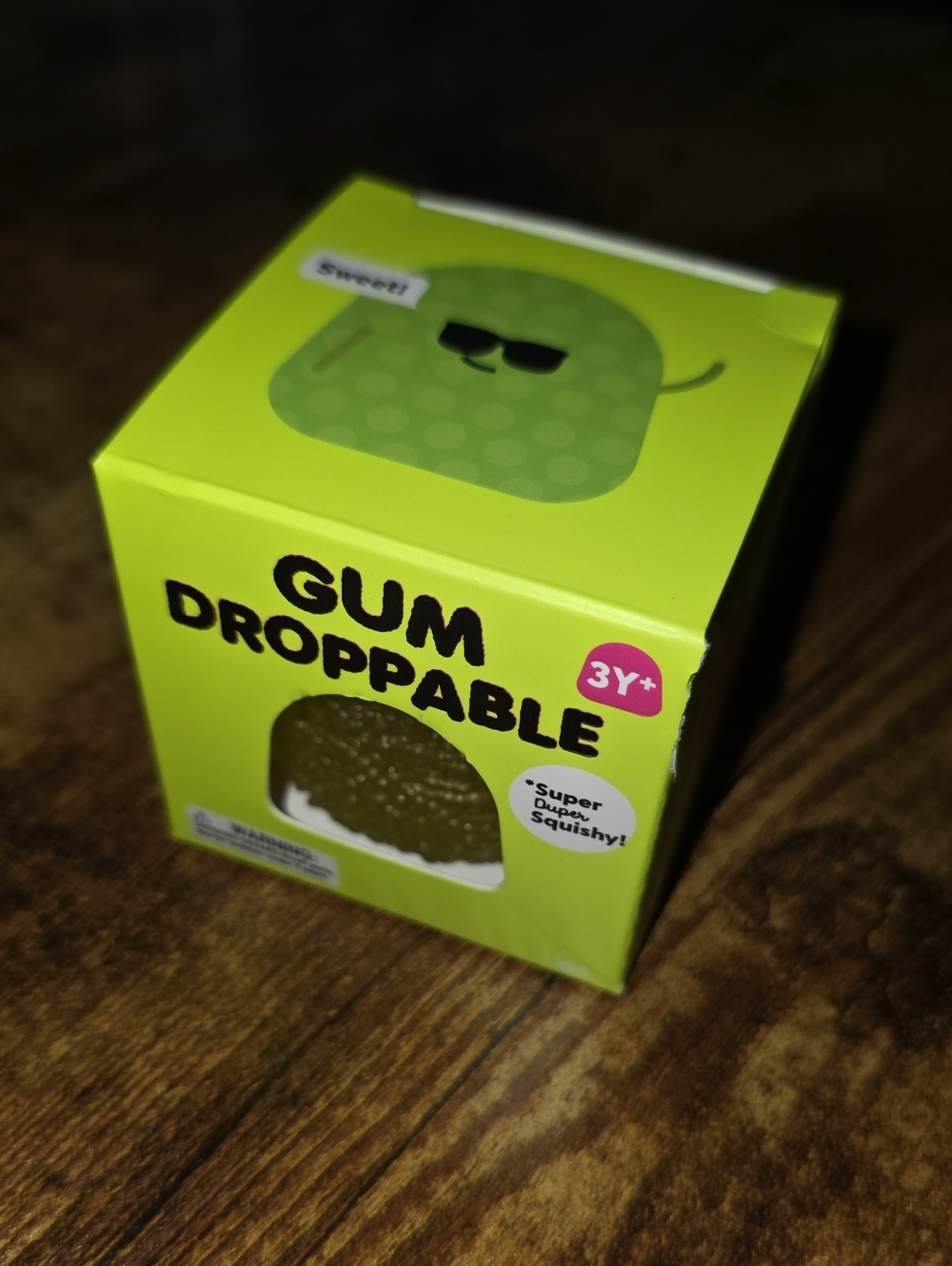 Droppable Lime Green Squishy - Fun Tactile Stress Toy